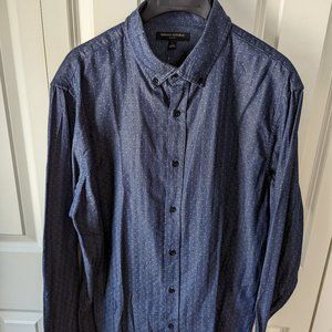 Banana Republic Pin-dot Chambray Shirt